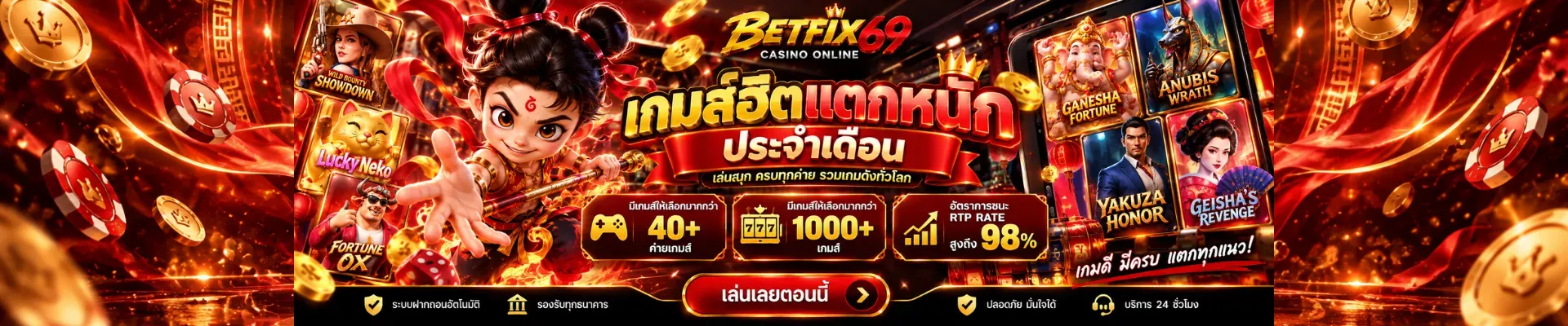โปรโมชั่นสล็อต BETFIX69 โบนัสสมาชิกใหม่
